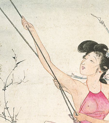 紫云-胡也佛的仕女画和最知名的金瓶梅秘戏图